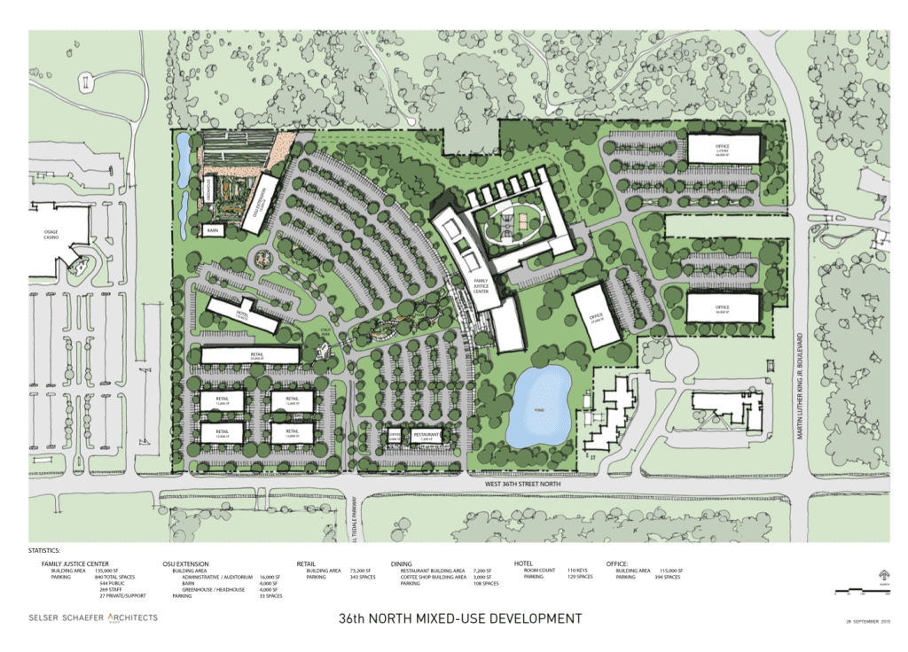 This conceptual plan provided by Tulsa County